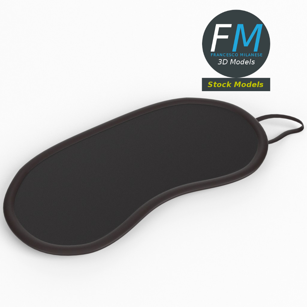 3D-Modell - Schlafmaske - 01