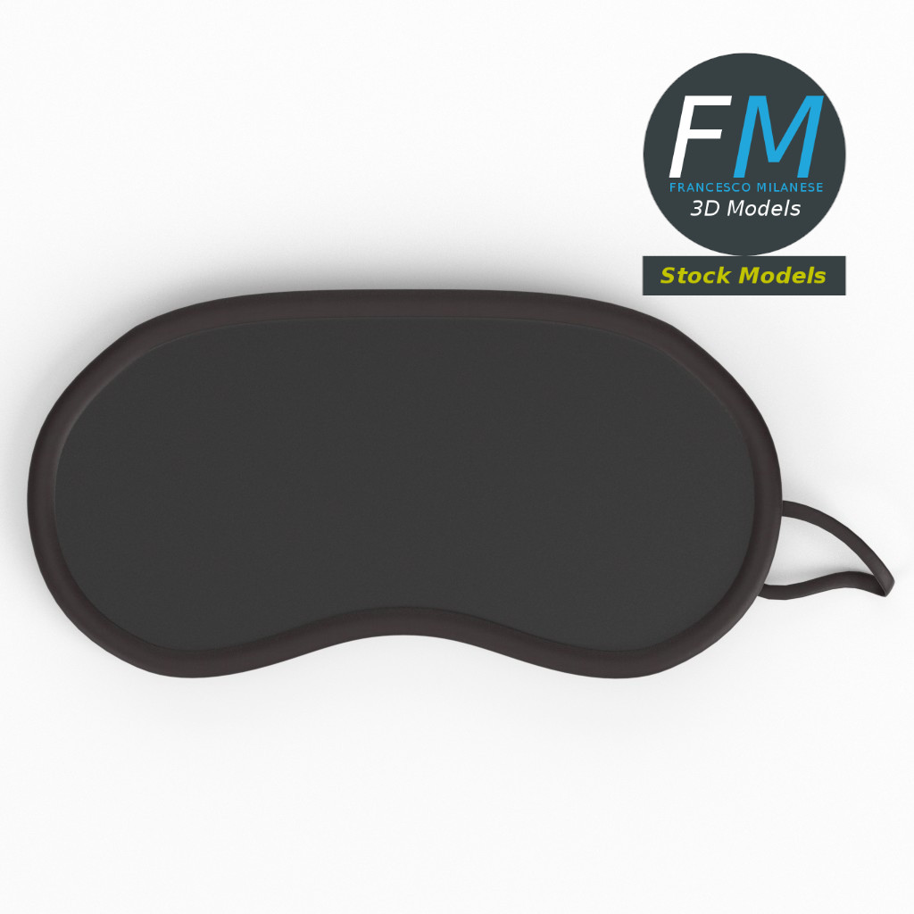 3D-Modell - Schlafmaske - 06