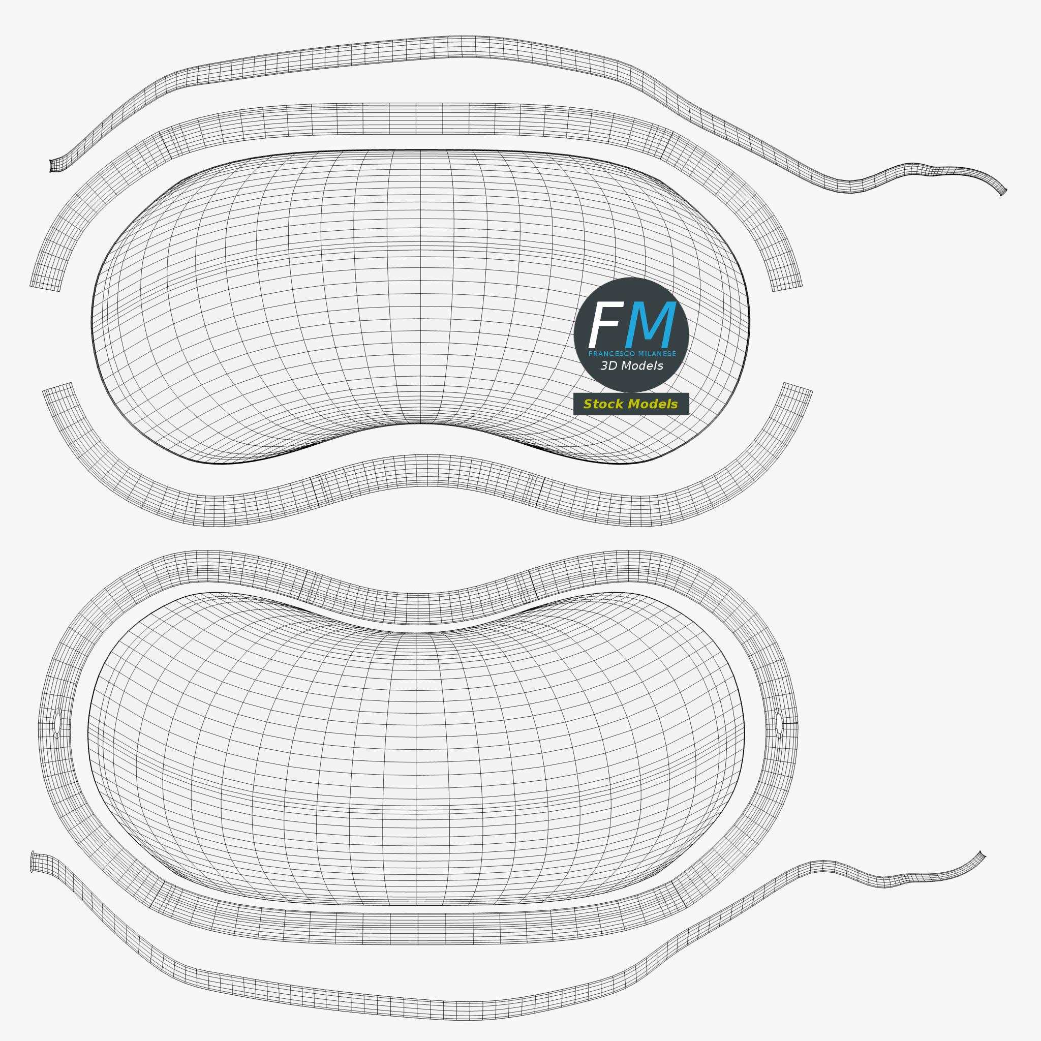 3D-Modell - Schlafmaske - 11 3D-Modell - Schlafmaske - 11