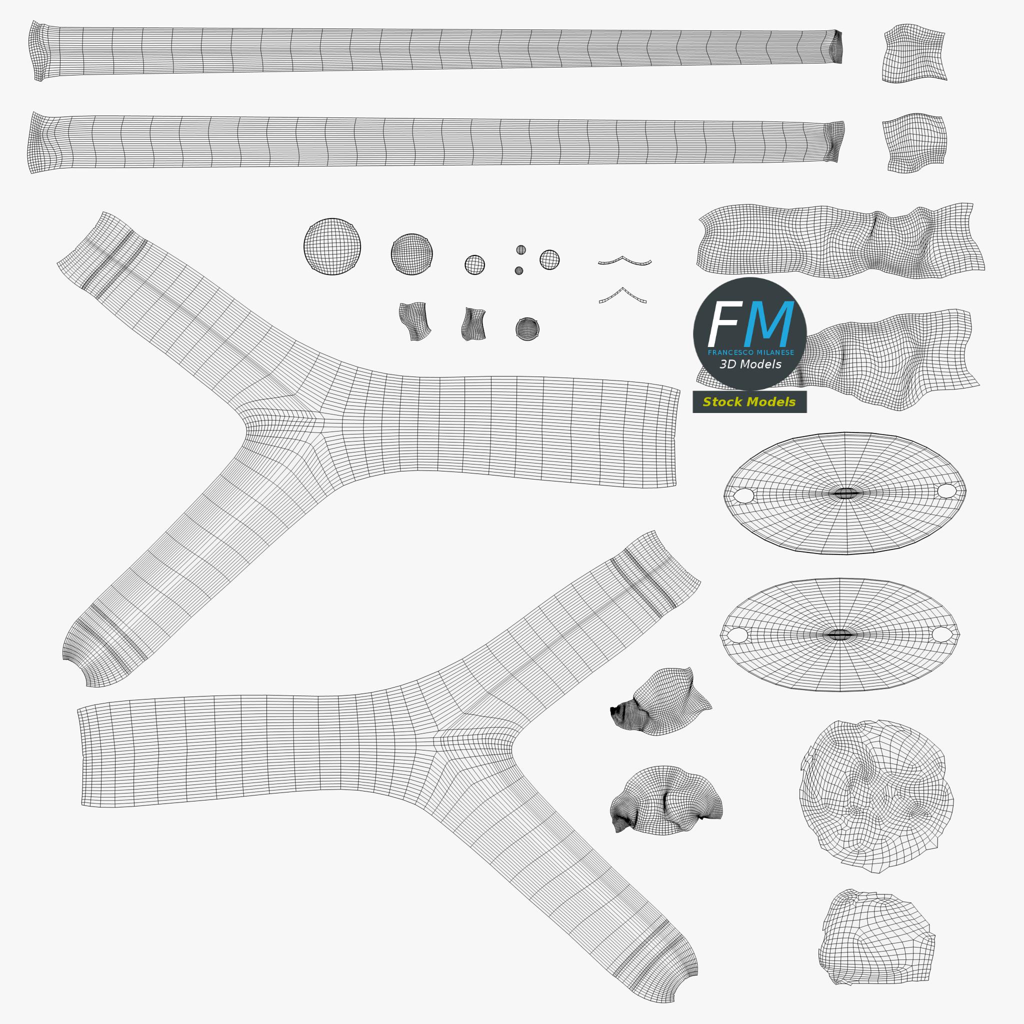 3D-Modell - Steinschleuder - 11 3D-Modell - Steinschleuder - 11