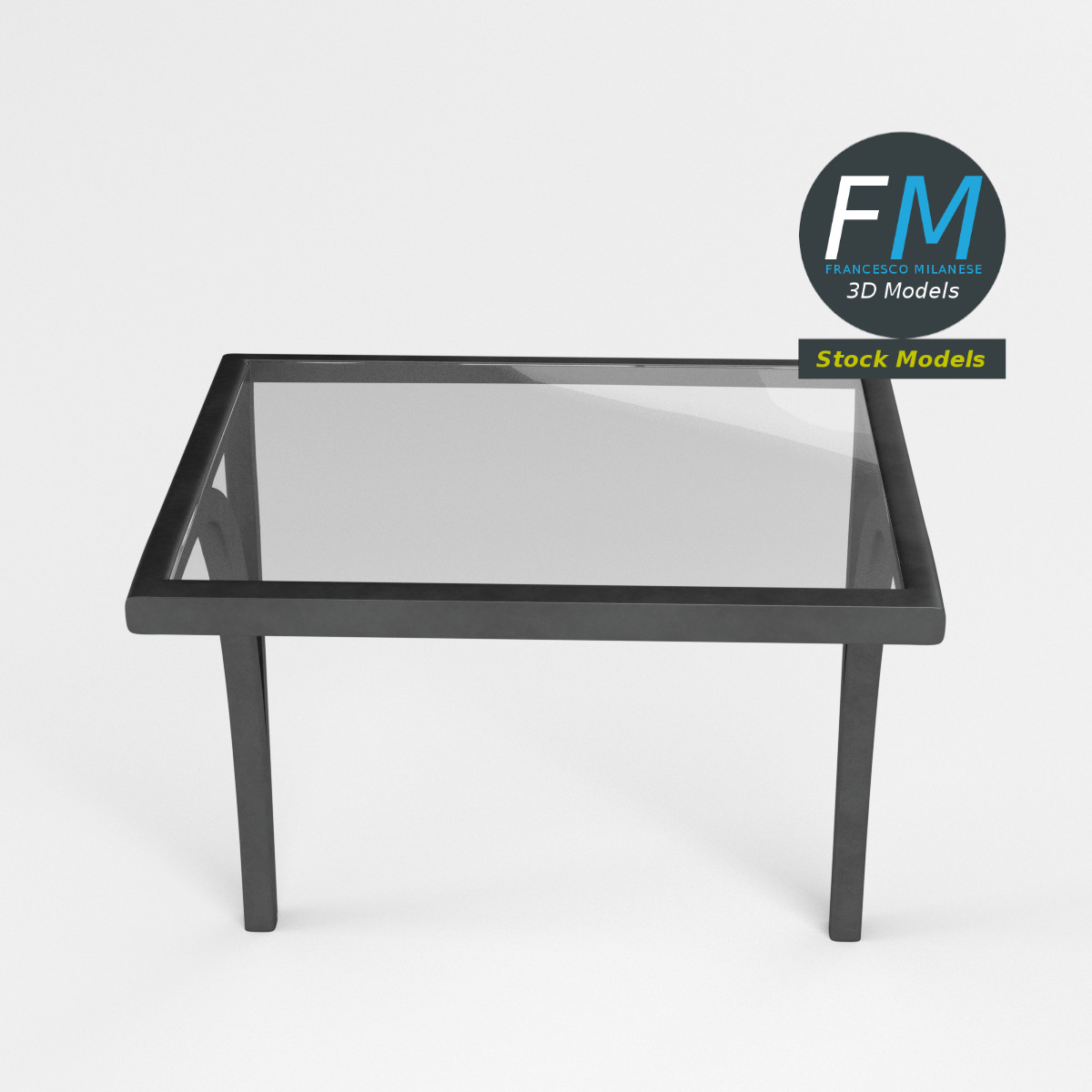 3D-Modell - Kleines Metallvordach - 02