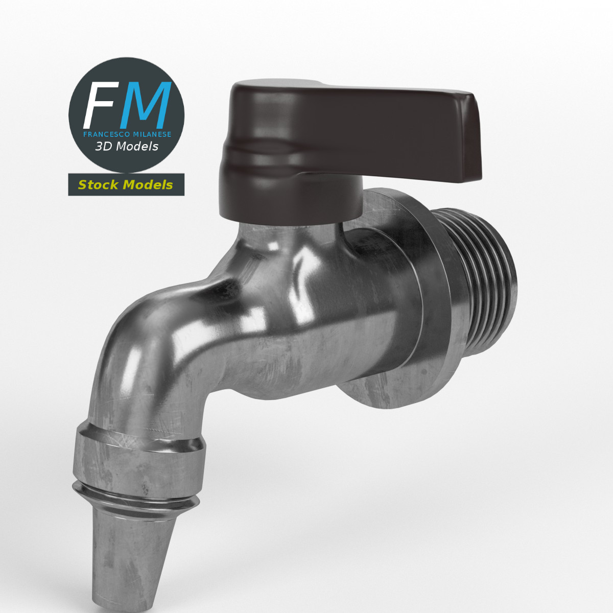 3D-Modell - Kleiner Wasserhahn - 01