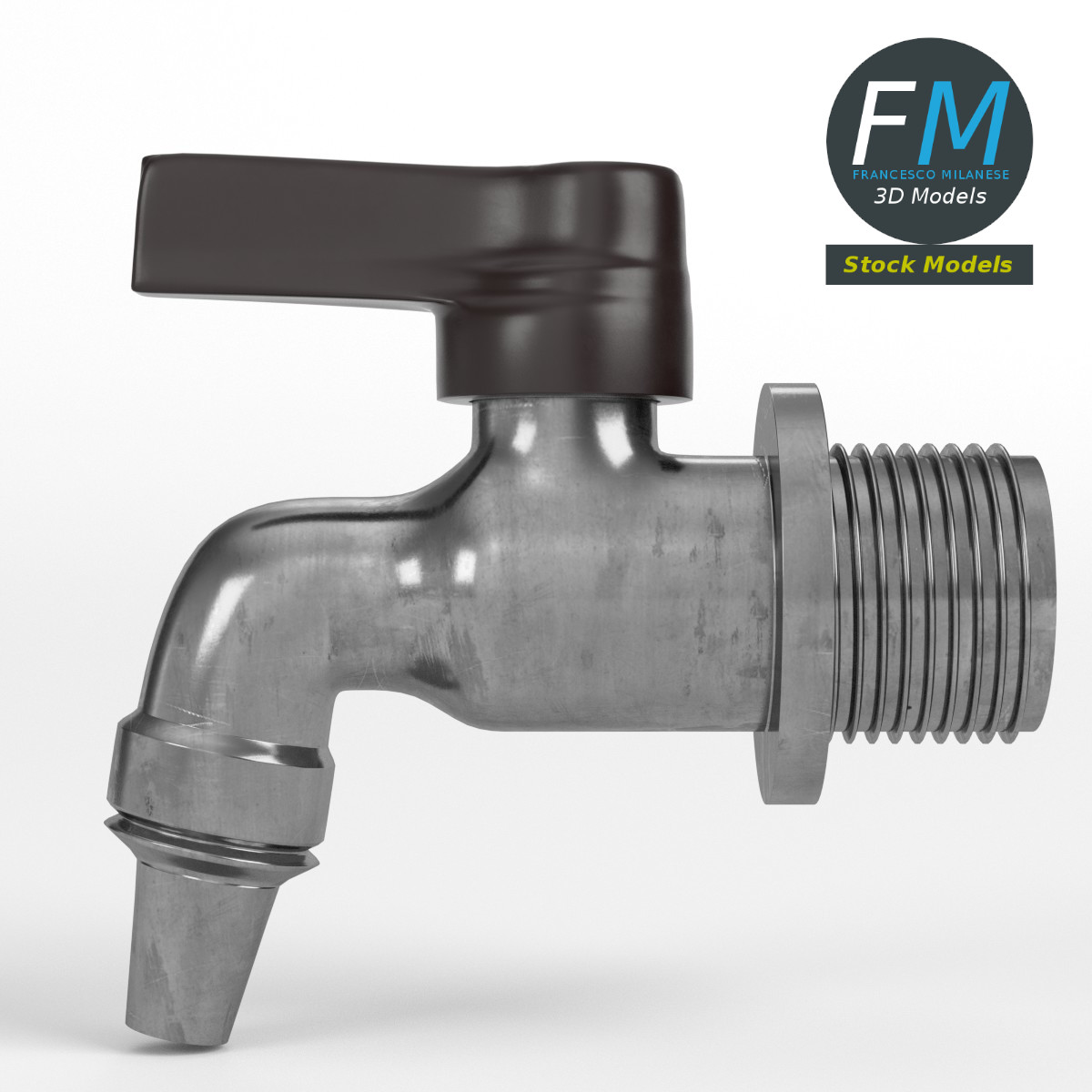 3D-Modell - Kleiner Wasserhahn - 03