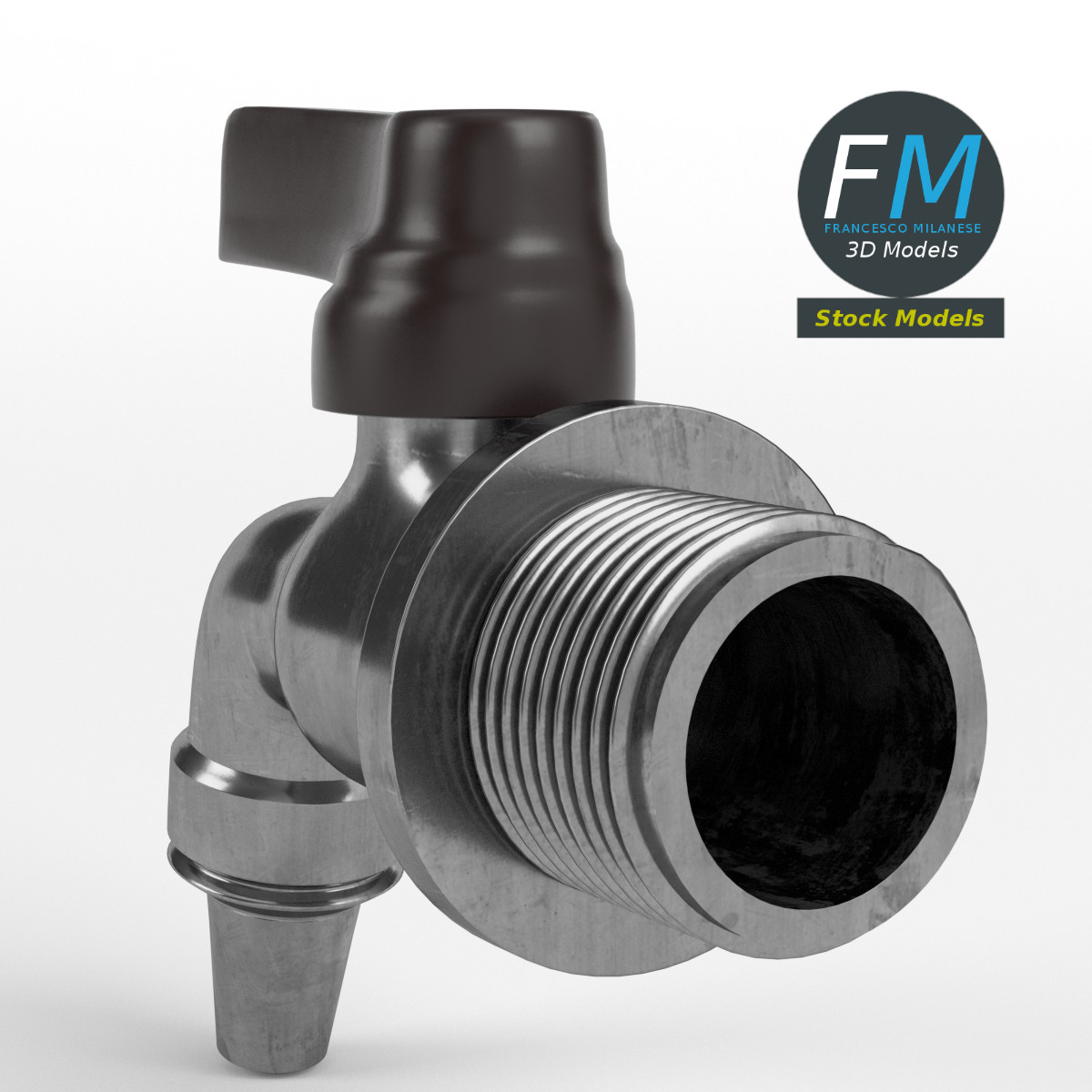 3D-Modell - Kleiner Wasserhahn - 04