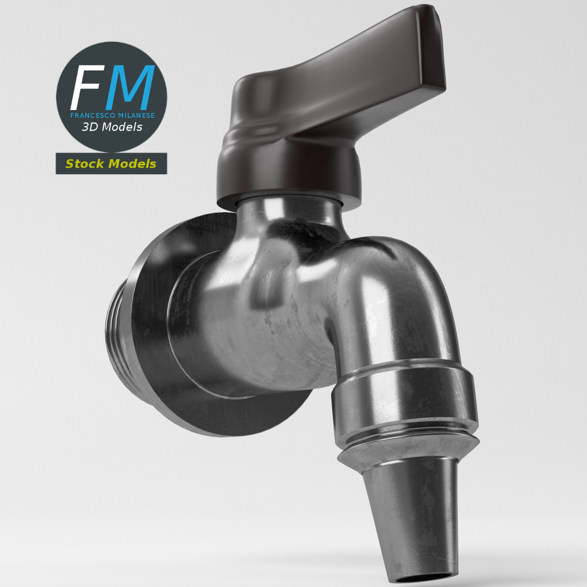 3D-Modell - Kleiner Wasserhahn - 05