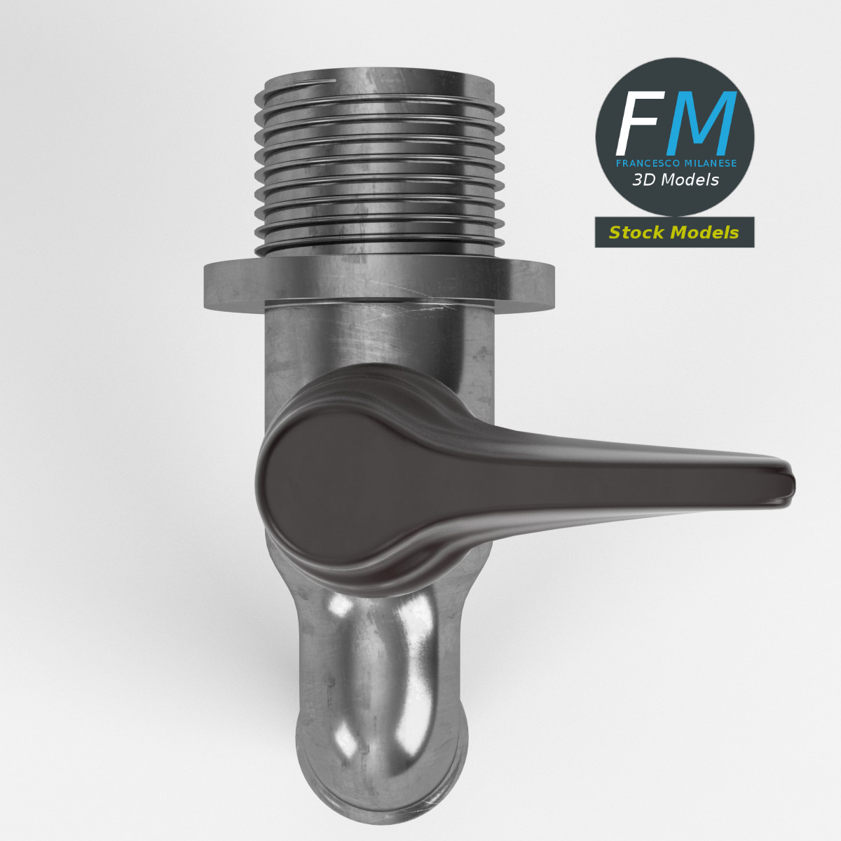 3D-Modell - Kleiner Wasserhahn - 06