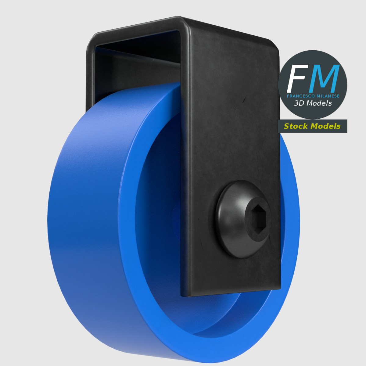 3D-Modell - Kleines Kunststoffrad - 01