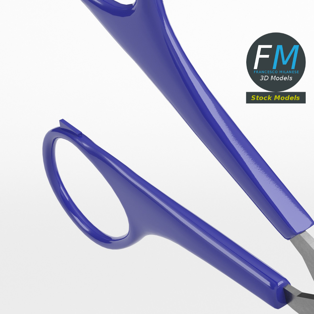 3D-Modell - Kleine Schere - 04