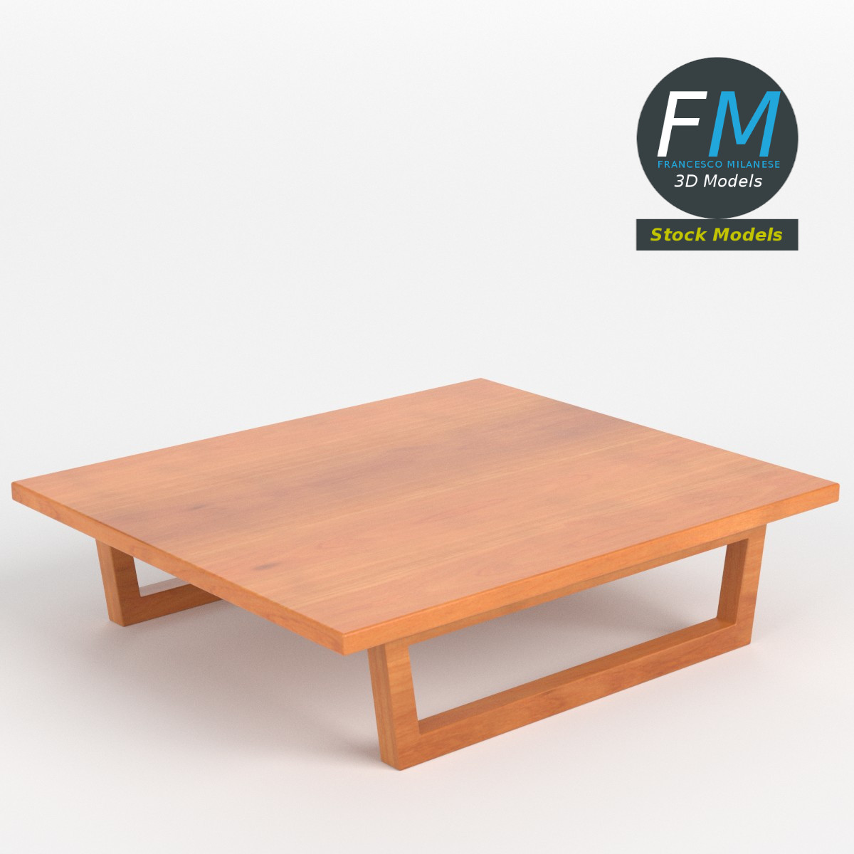 3D-Modell - Kleiner Beistelltisch - 01