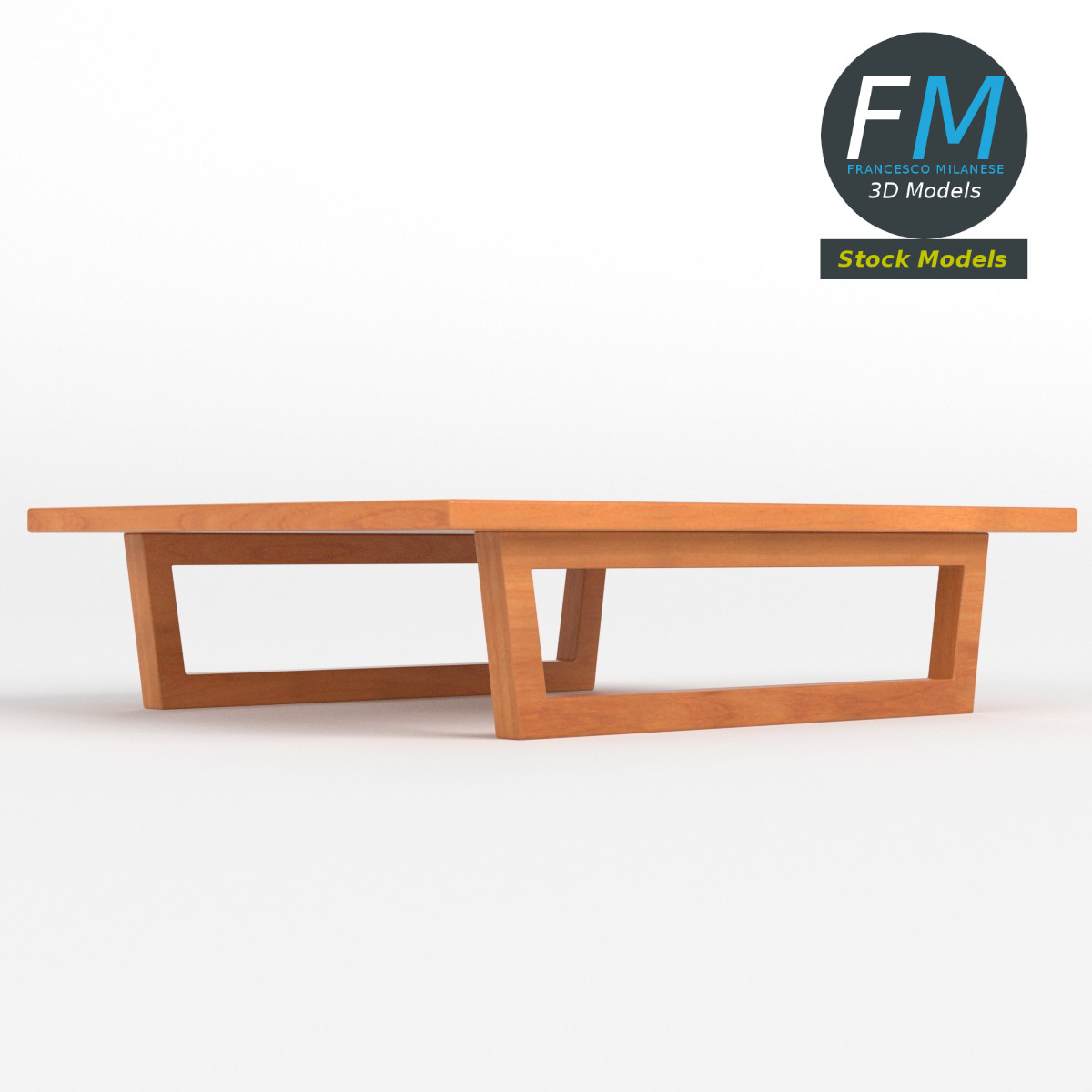 3D-Modell - Kleiner Beistelltisch - 03