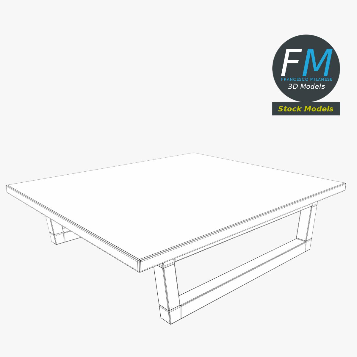 3D-Modell - Kleiner Beistelltisch - 07