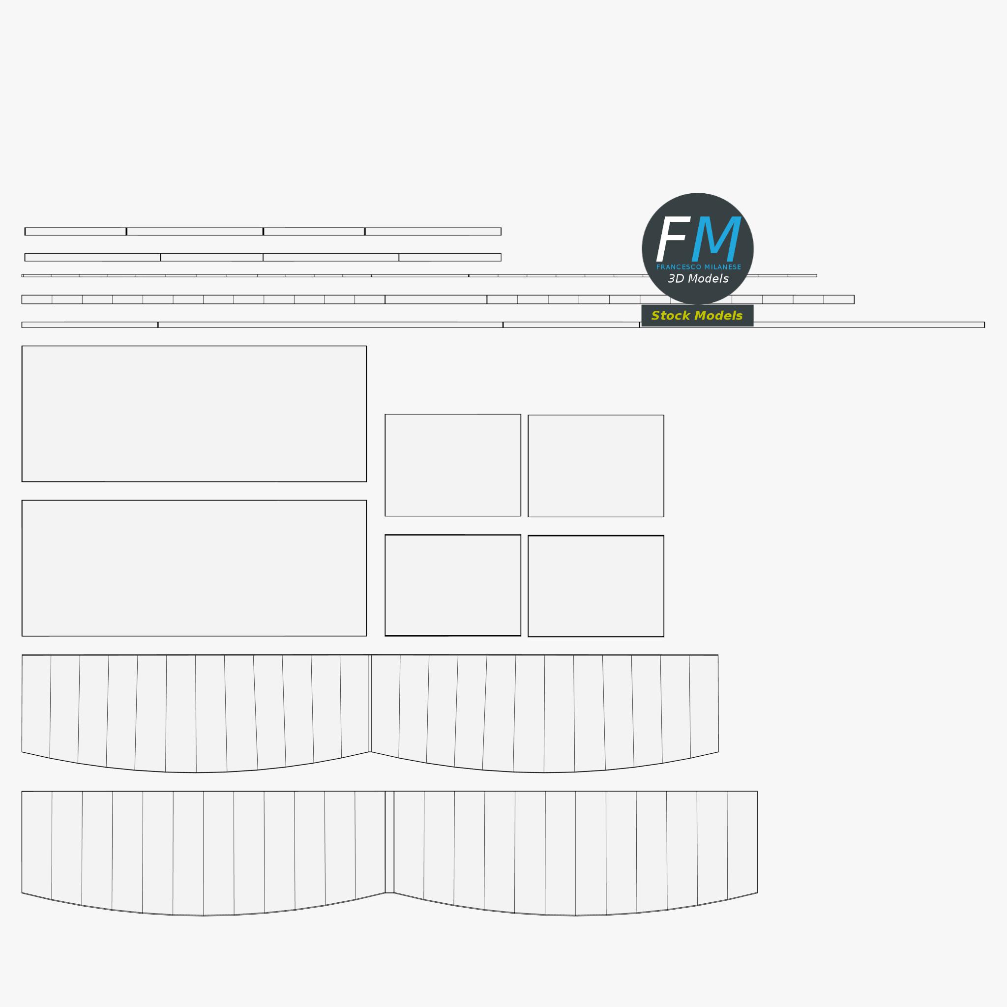 3D-Modell - Kleiner Beistelltisch mit Ablage - 11 3D-Modell - Kleiner Beistelltisch mit Ablage - 11