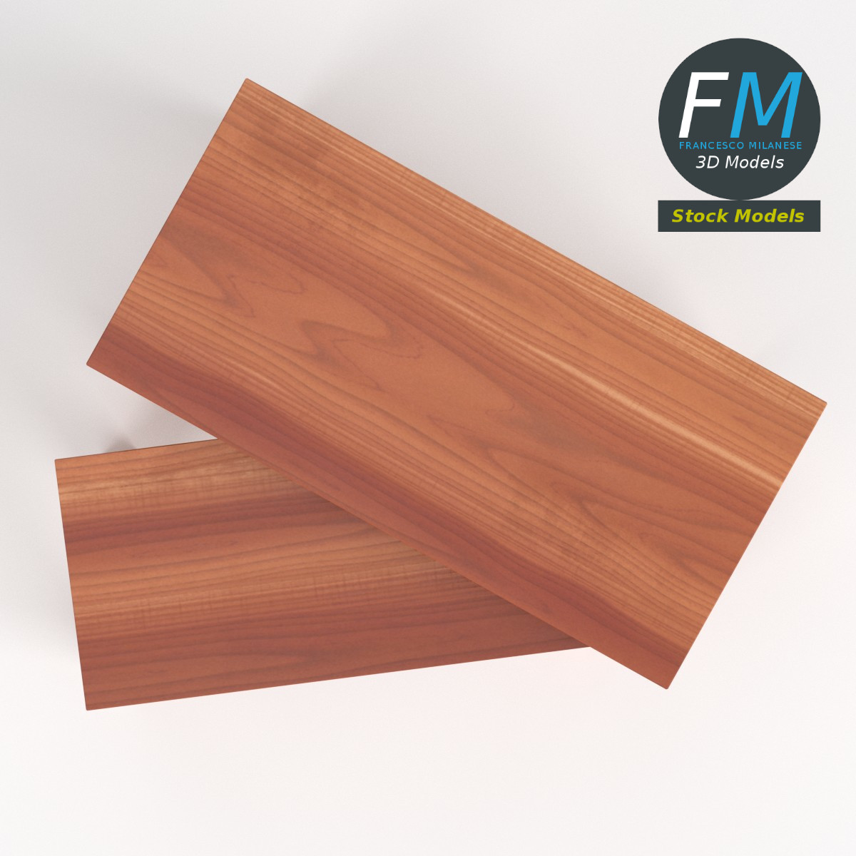 3D-Modell - Kleine Beistelltische - 06