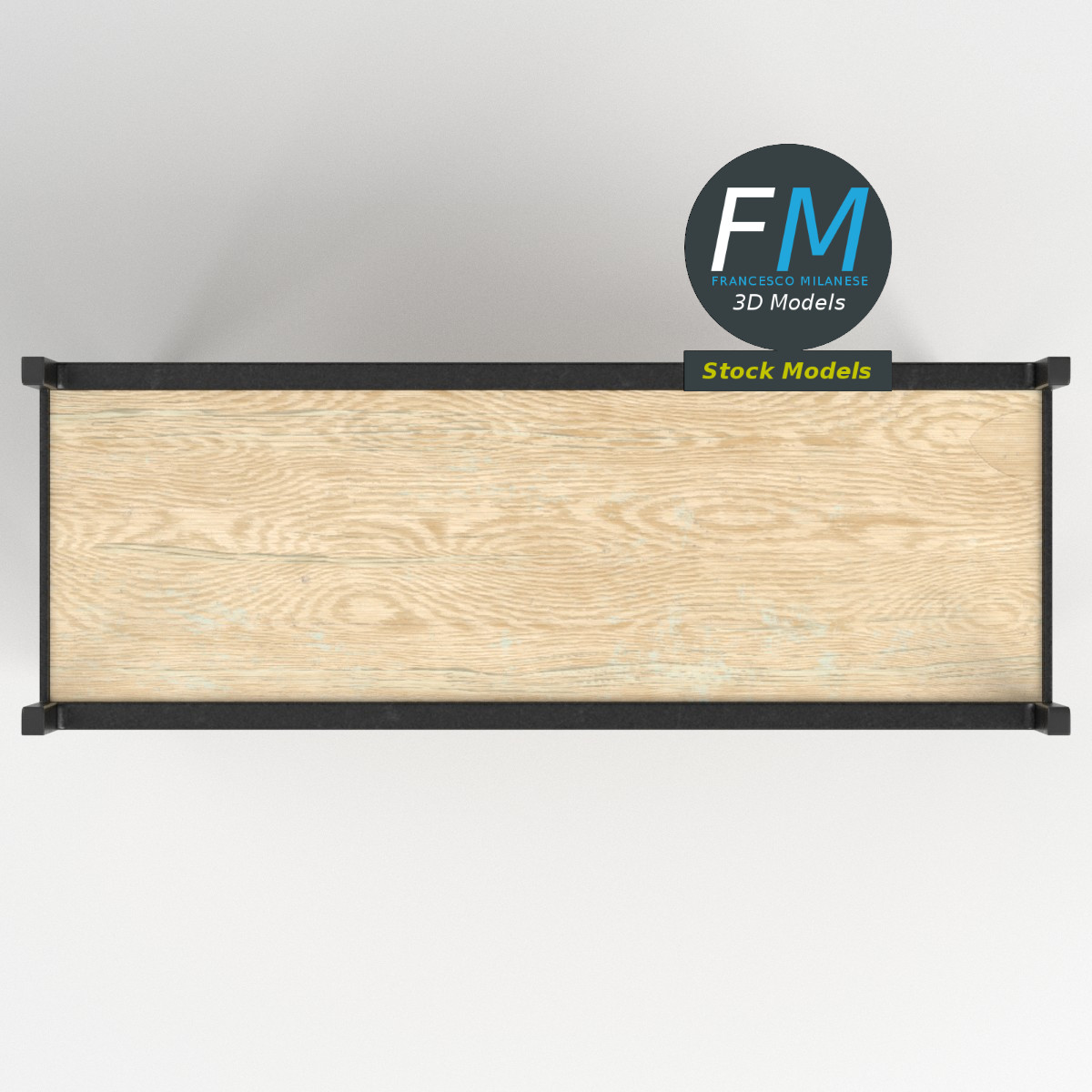 3D-Modell - Kleines Lagerregal - 06