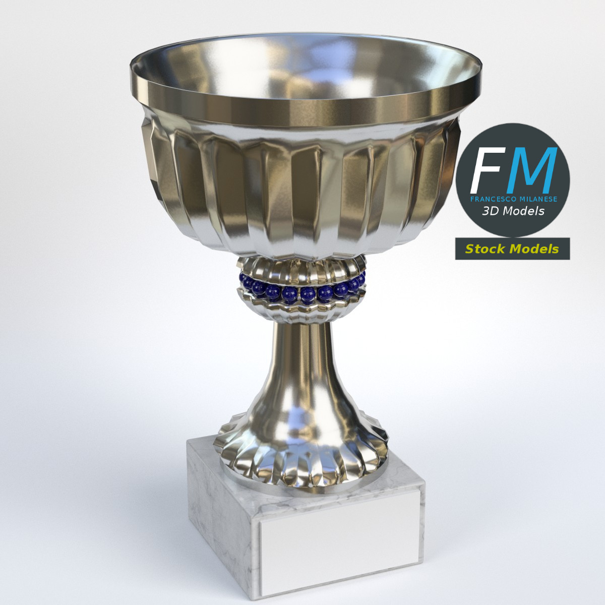 3D-Modell - Kleiner Trophäenpokal - 01