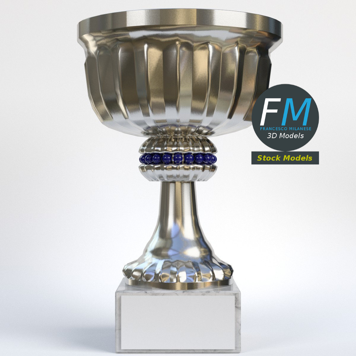 3D-Modell - Kleiner Trophäenpokal - 03