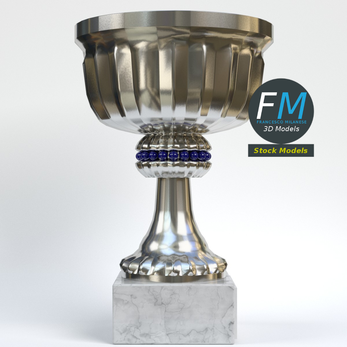 3D-Modell - Kleiner Trophäenpokal - 04