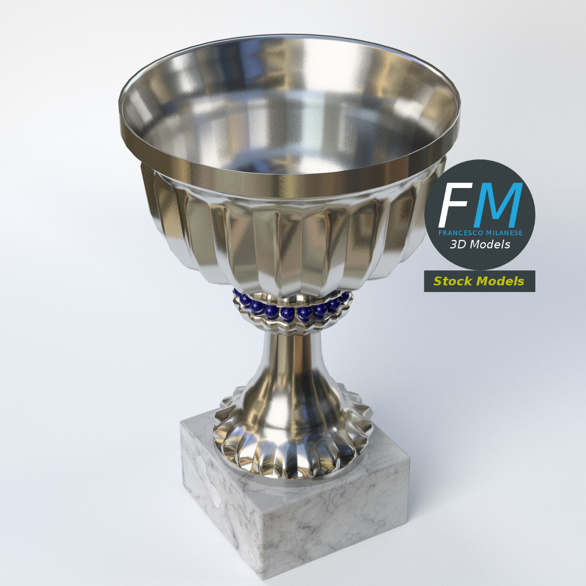 3D-Modell - Kleiner Trophäenpokal - 05