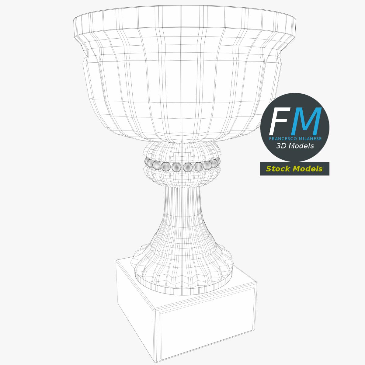 3D-Modell - Kleiner Trophäenpokal - 07