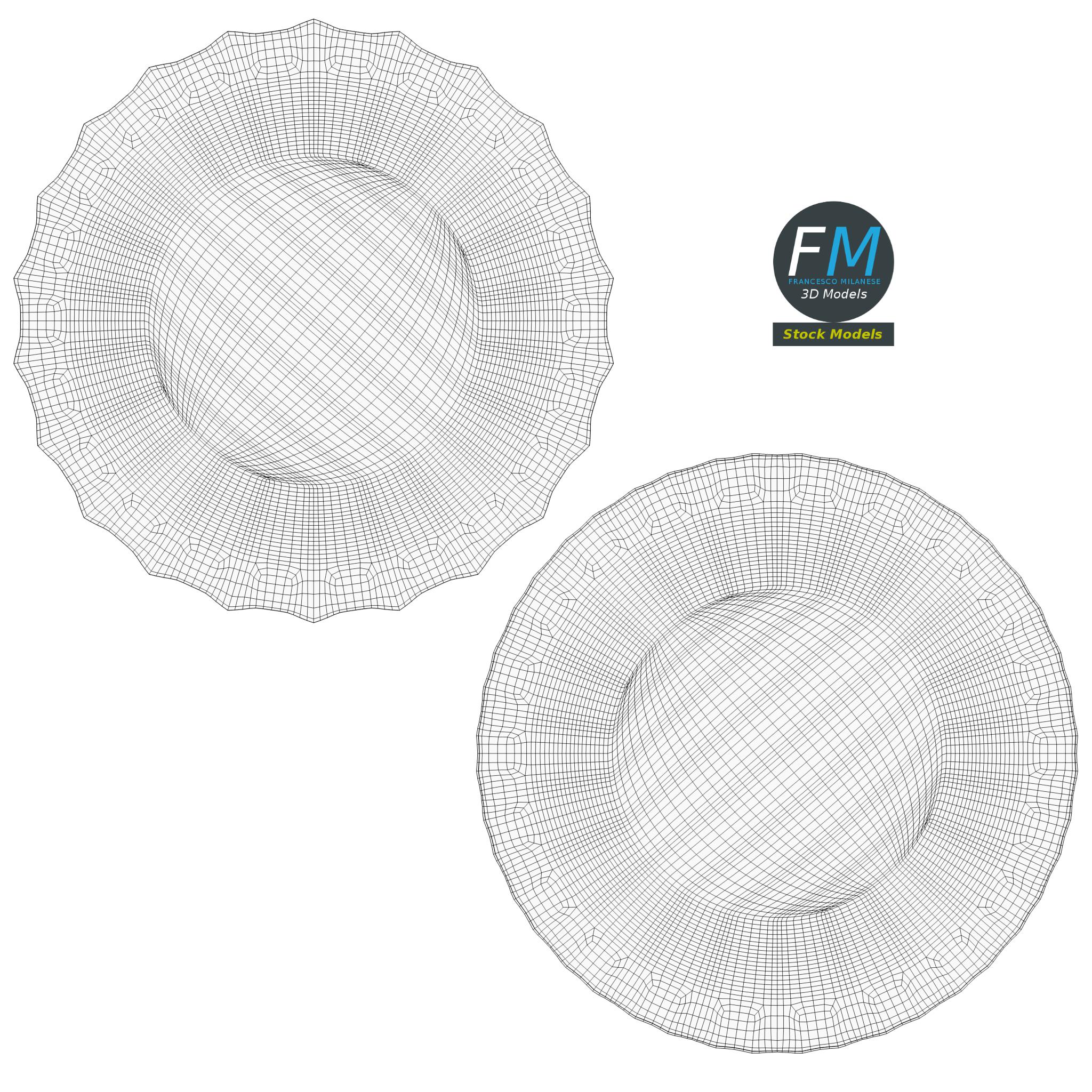 3D-Modell - Kleine Aperitifflasche - 12