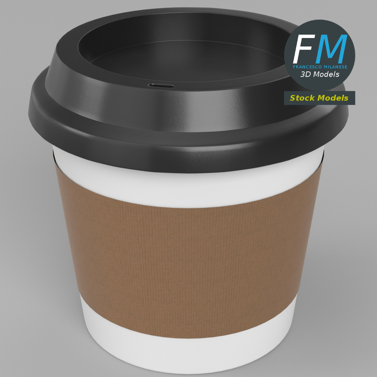 3D-Modell - Kleiner Kaffee-Reisebecher - 02