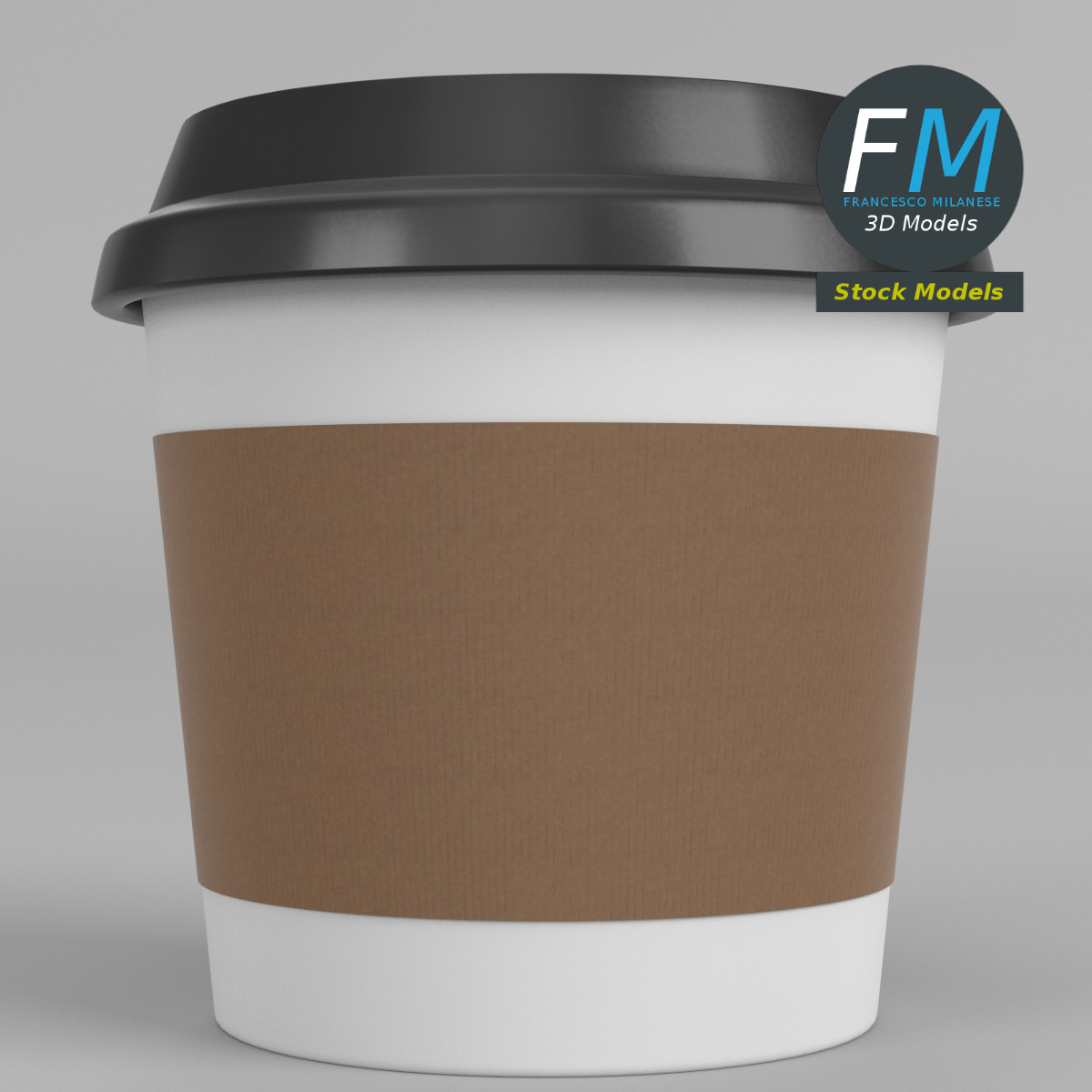 3D-Modell - Kleiner Kaffee-Reisebecher - 03