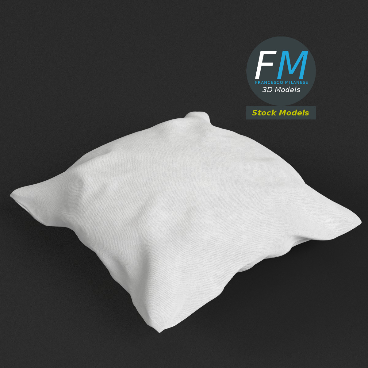 3D-Modell - Kleines Kissen - 01