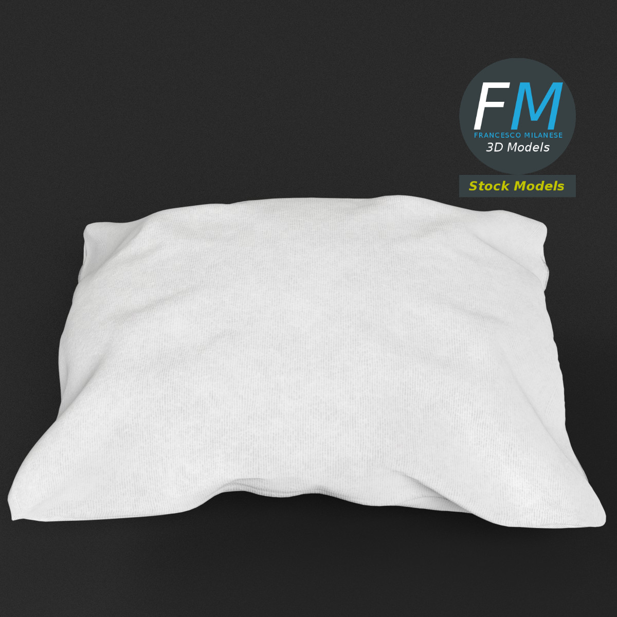 3D-Modell - Kleines Kissen - 02