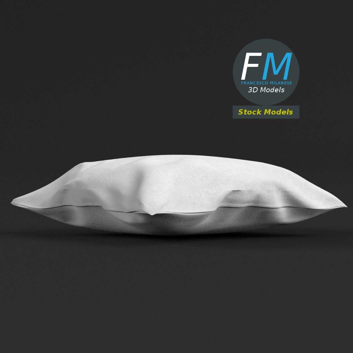 3D-Modell - Kleines Kissen - 03
