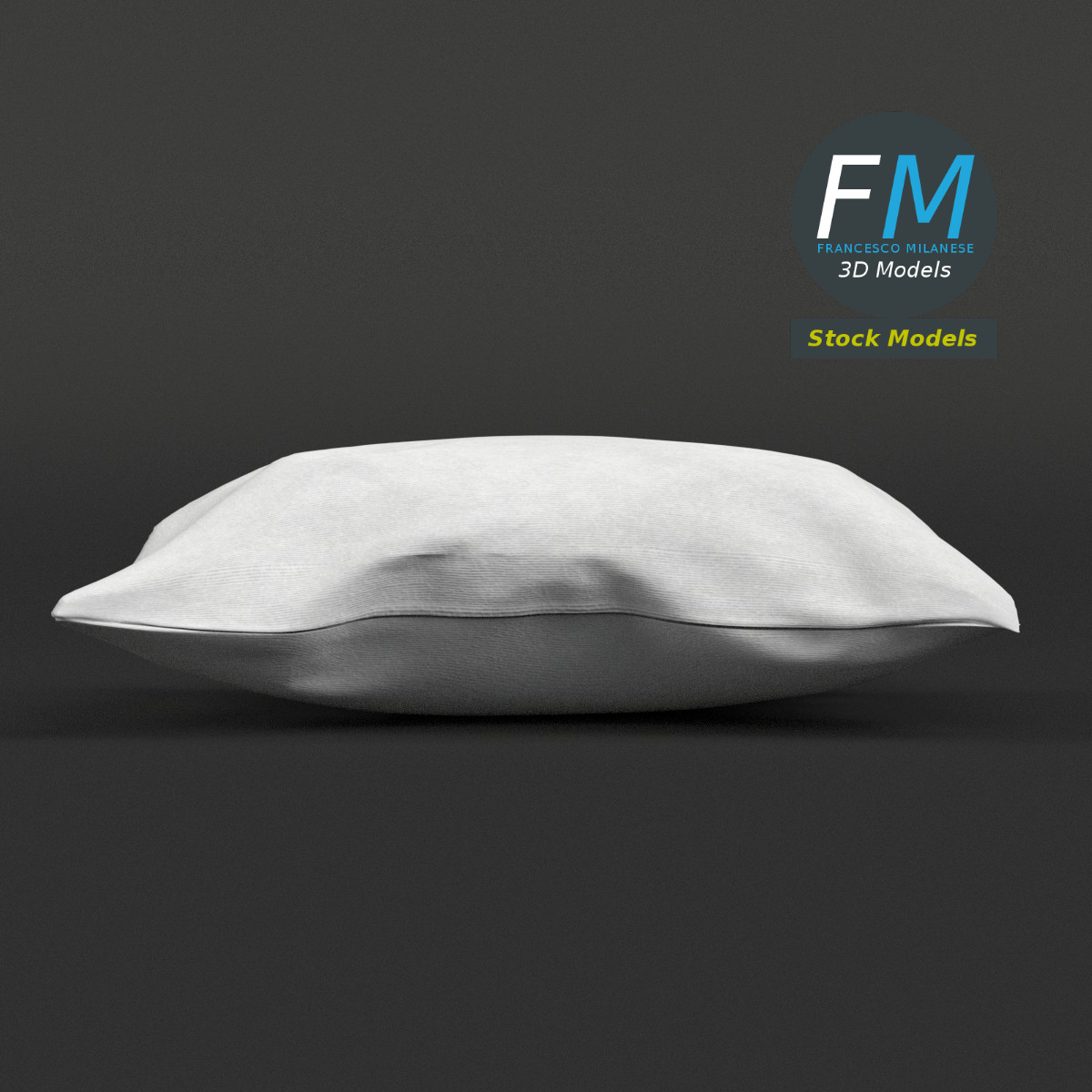 3D-Modell - Kleines Kissen - 04