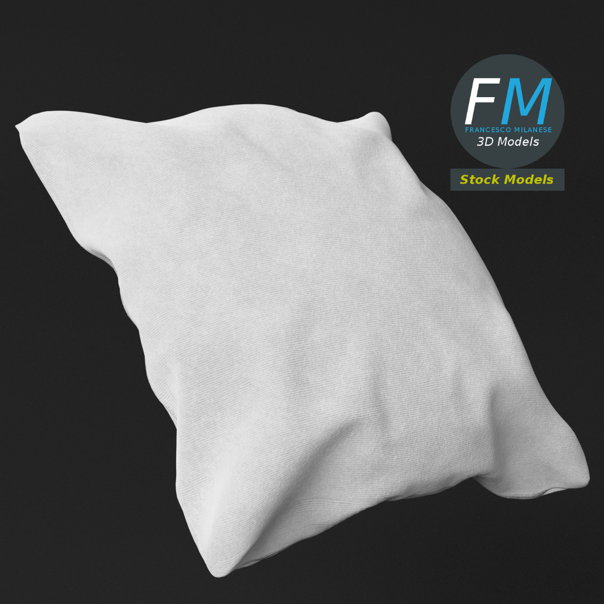 3D-Modell - Kleines Kissen - 05