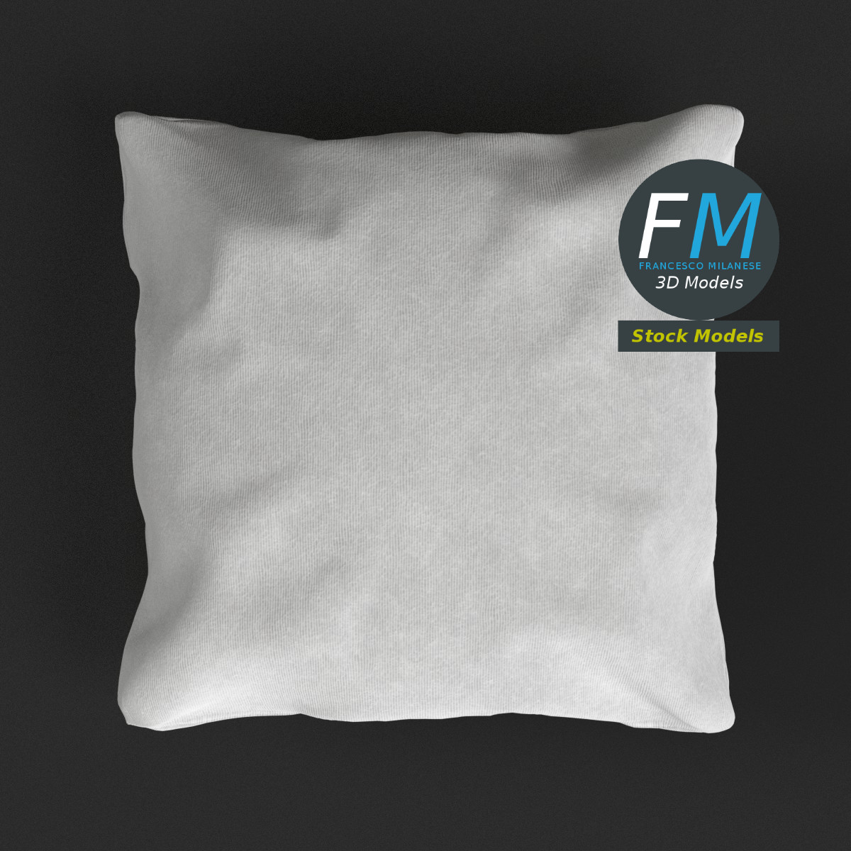 3D-Modell - Kleines Kissen - 06