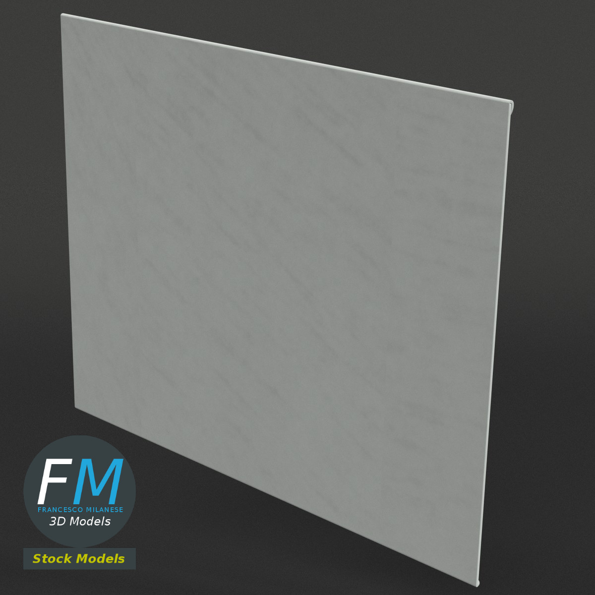3D-Modell - Kleiner geschlossener Briefumschlag - 04