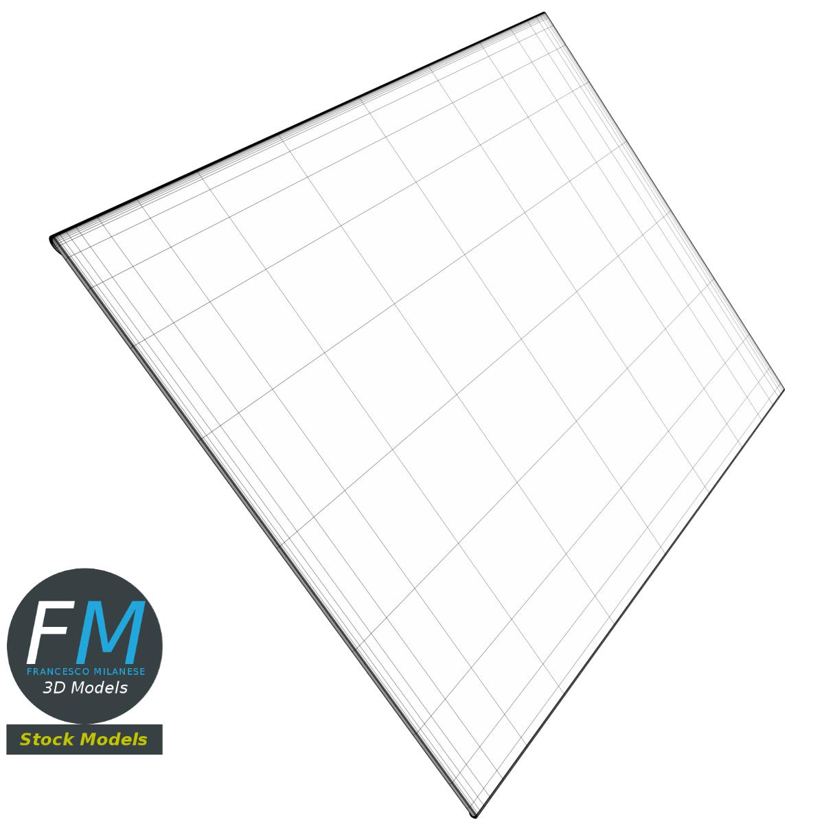 3D-Modell - Kleiner geschlossener Briefumschlag - 08