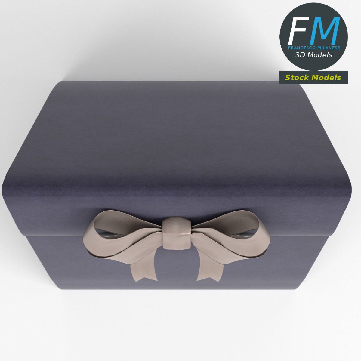 3D-Modell - Kleine Geschenktüte aus Papier - 06