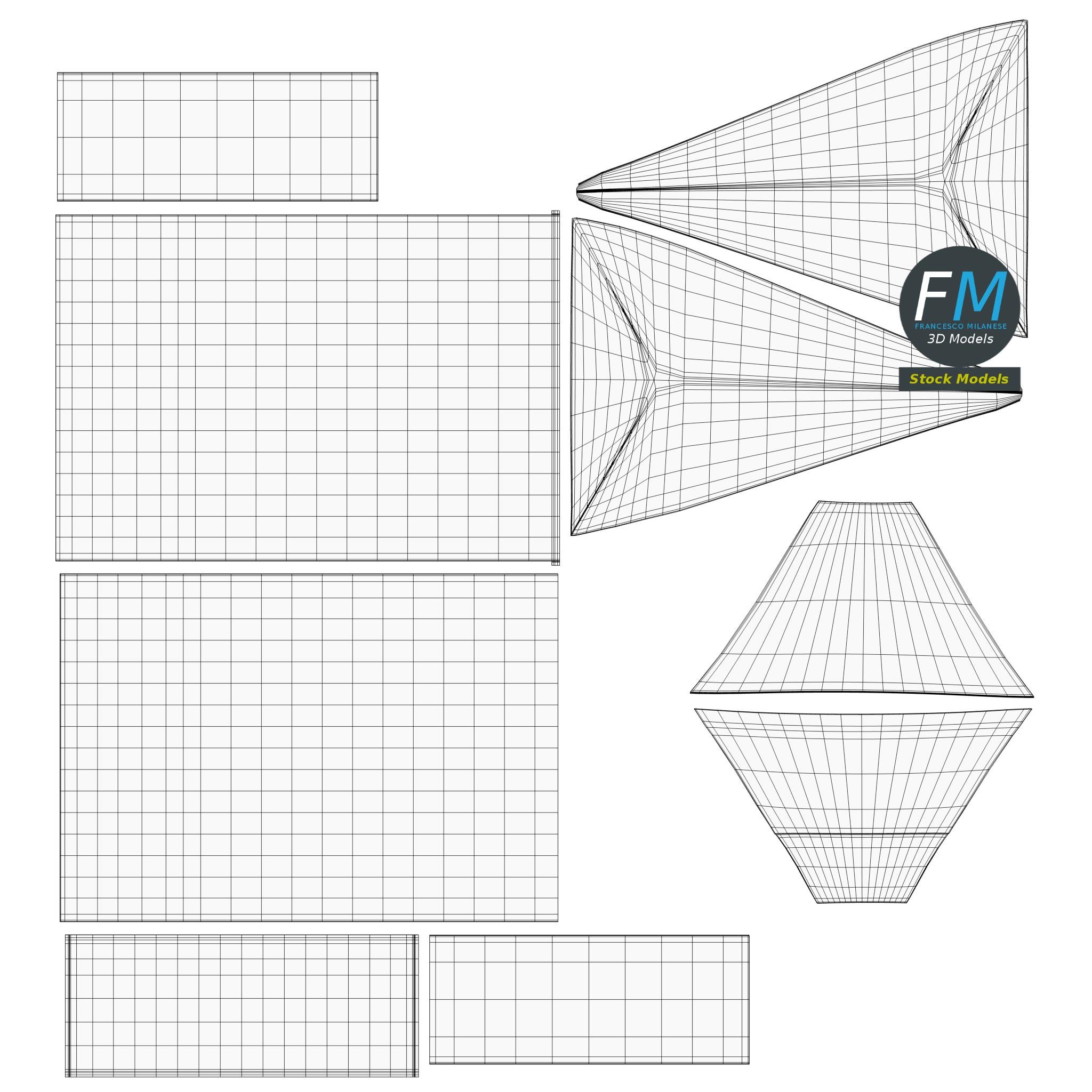 3D-Modell - Kleine Geschenktüte aus Papier - 11