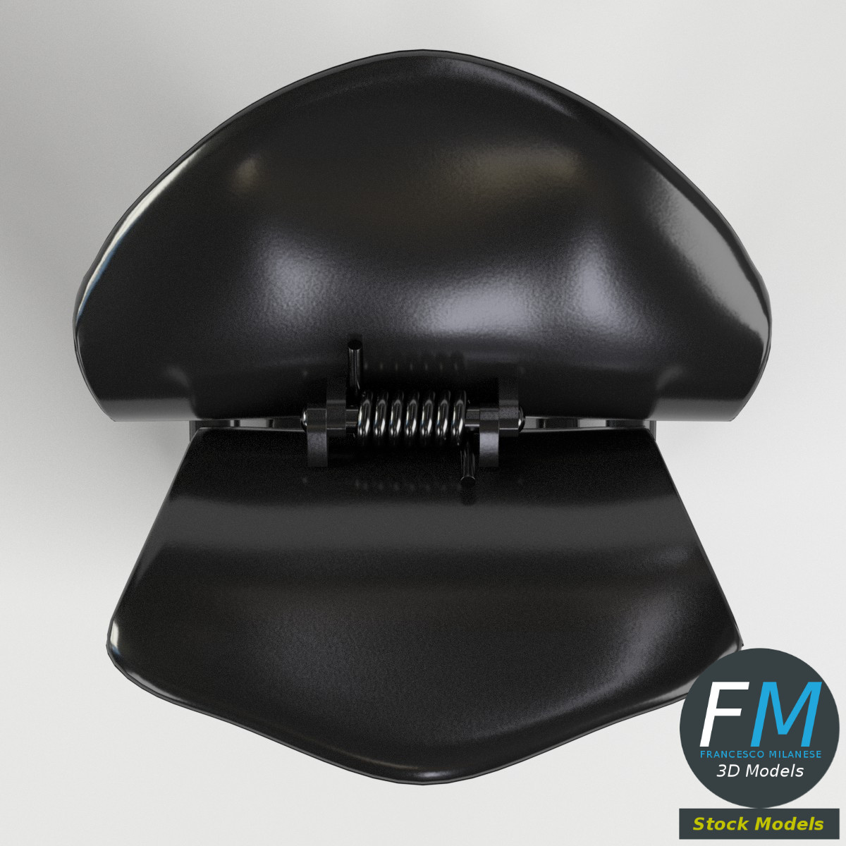 3D-Modell - Kleine Haarklammer - 06