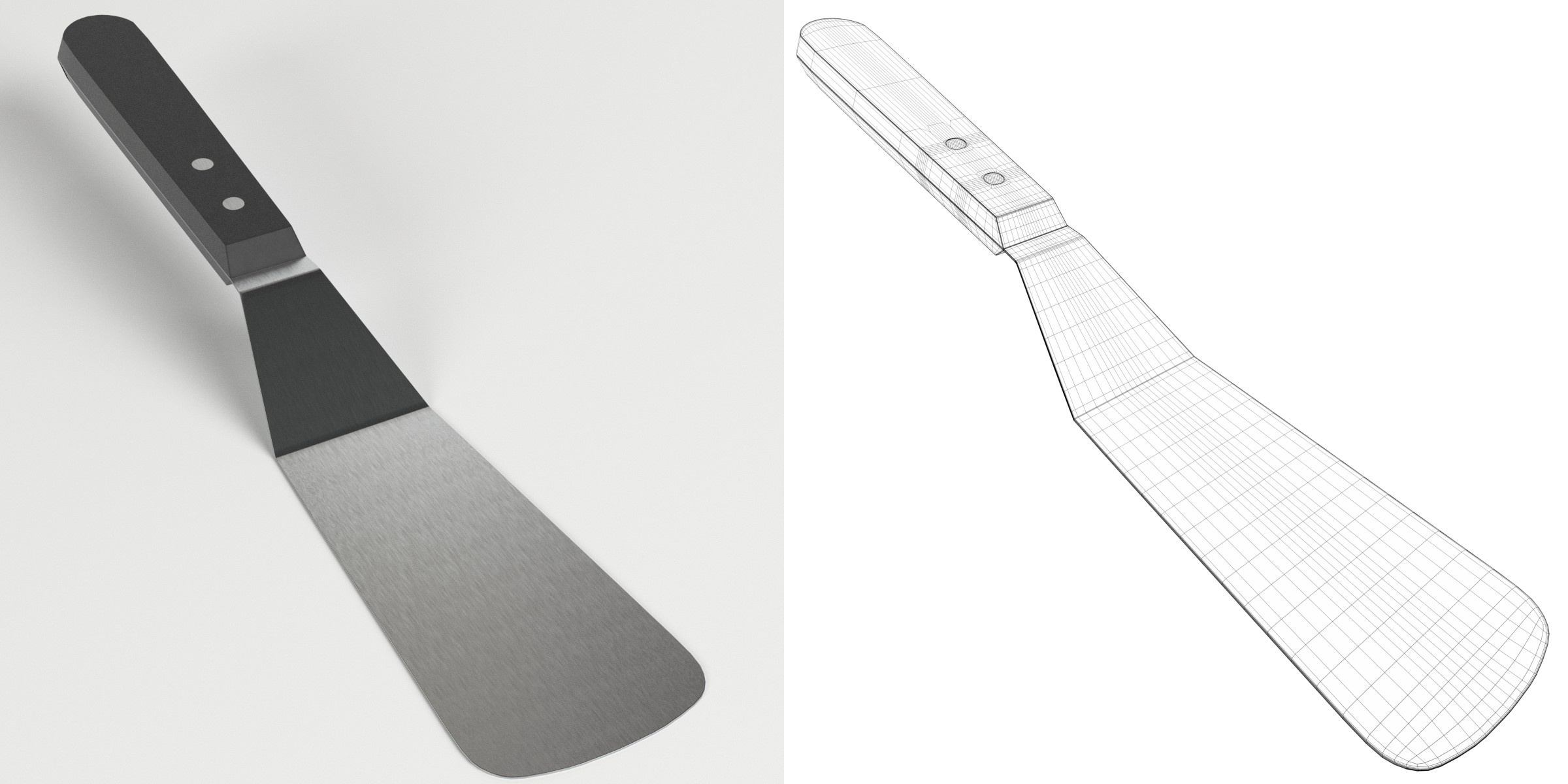 3D-Modell - Kleiner Küchenspatel