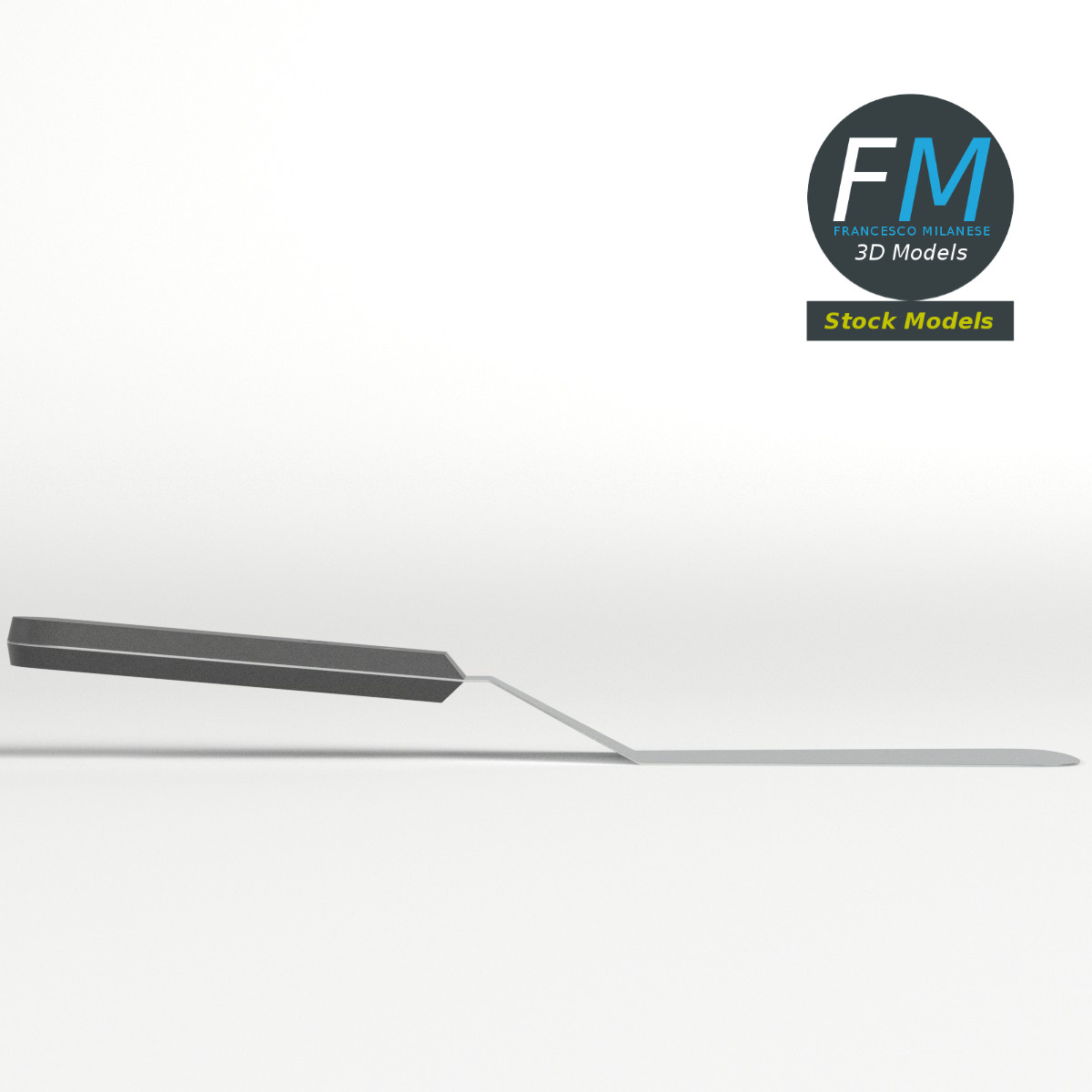 3D-Modell - Kleiner Küchenspatel - 04