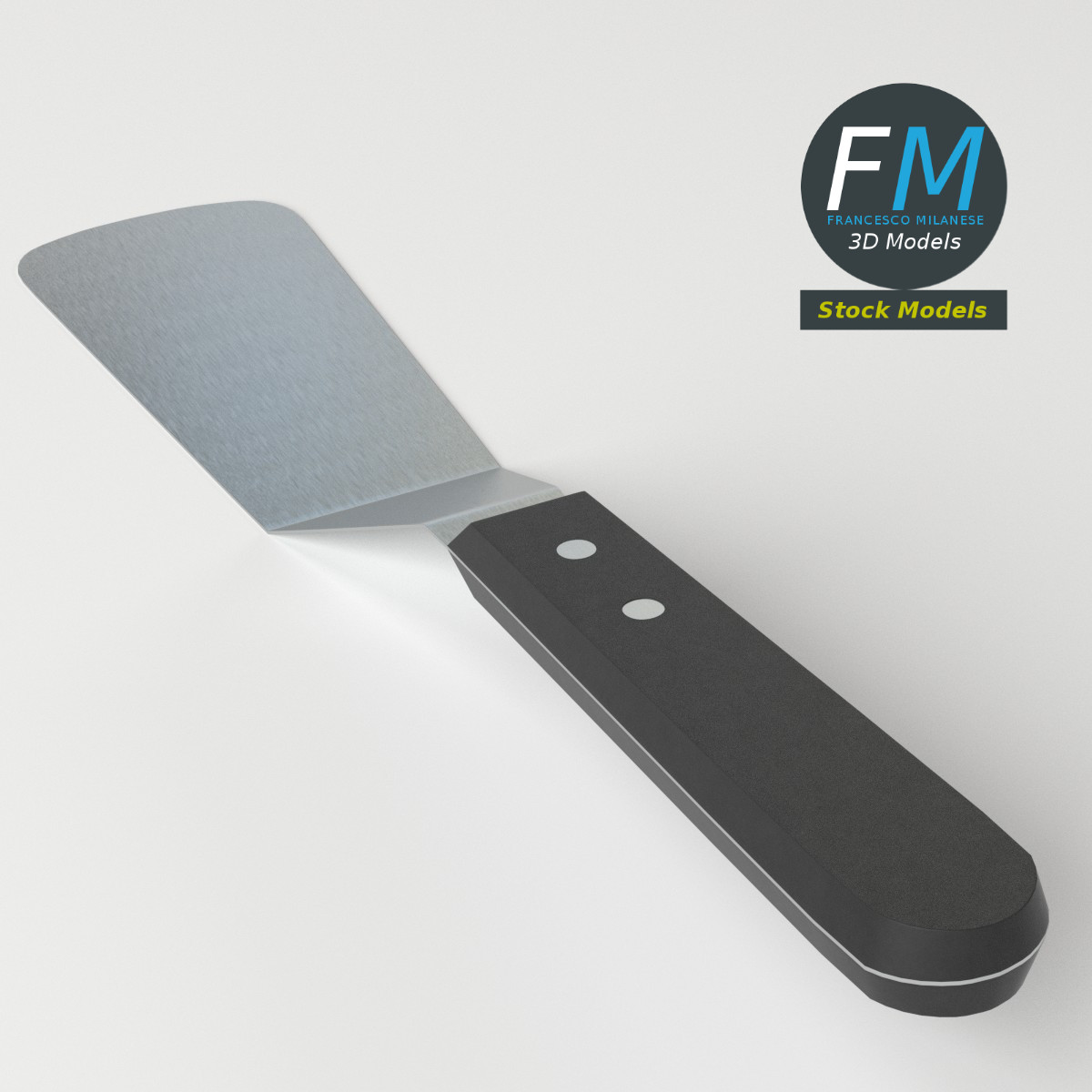 3D-Modell - Kleiner Küchenspatel - 05