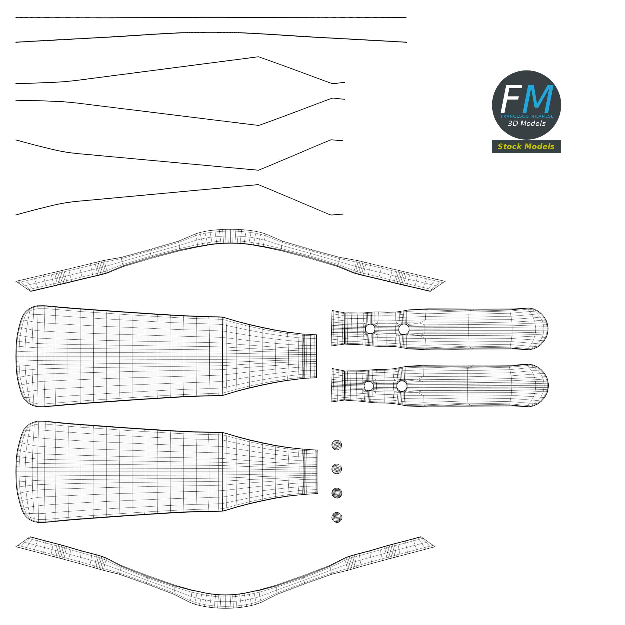 3D-Modell - Kleiner Küchenspatel - 11 3D-Modell - Kleiner Küchenspatel - 11