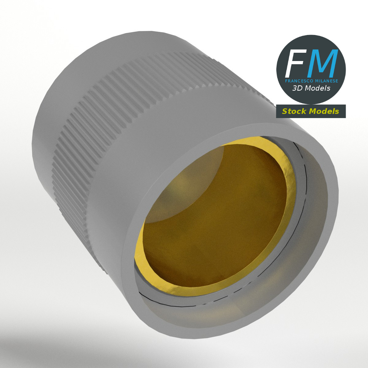 3D-Modell - Kleiner Drehknopf - 04