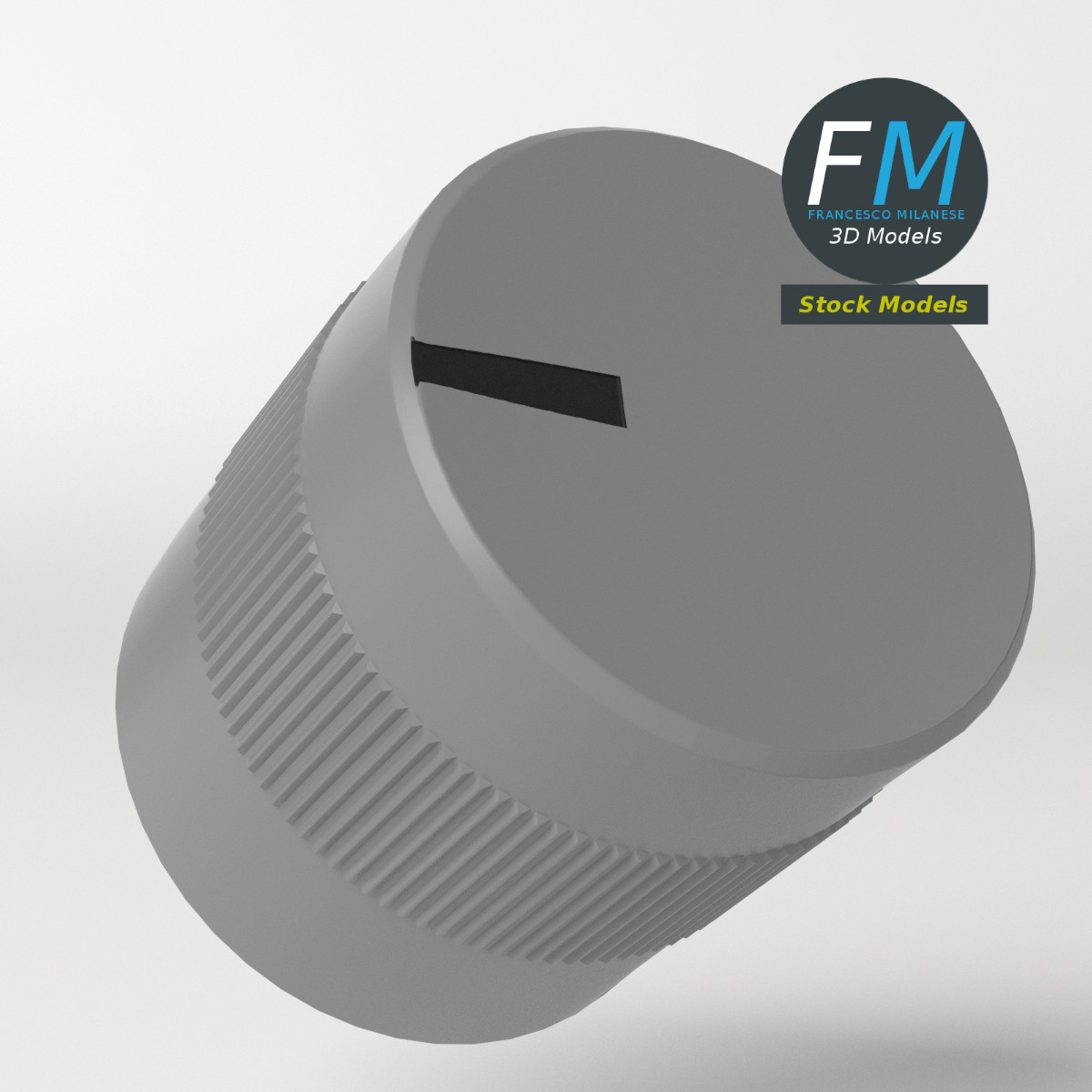 3D-Modell - Kleiner Drehknopf - 05