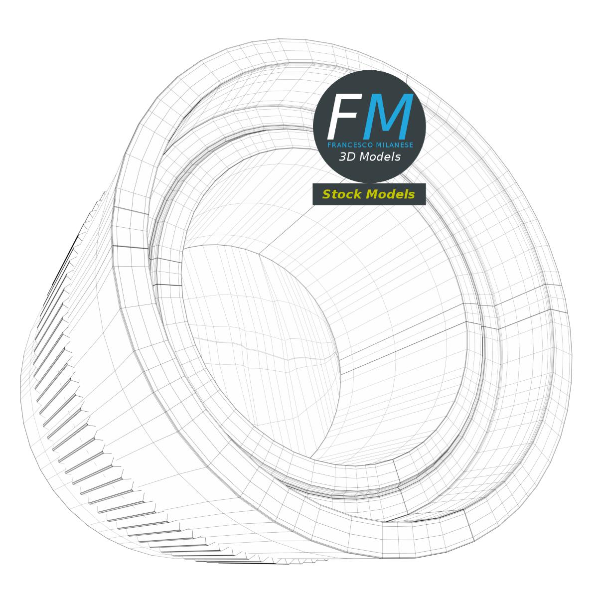 3D-Modell - Kleiner Drehknopf - 08