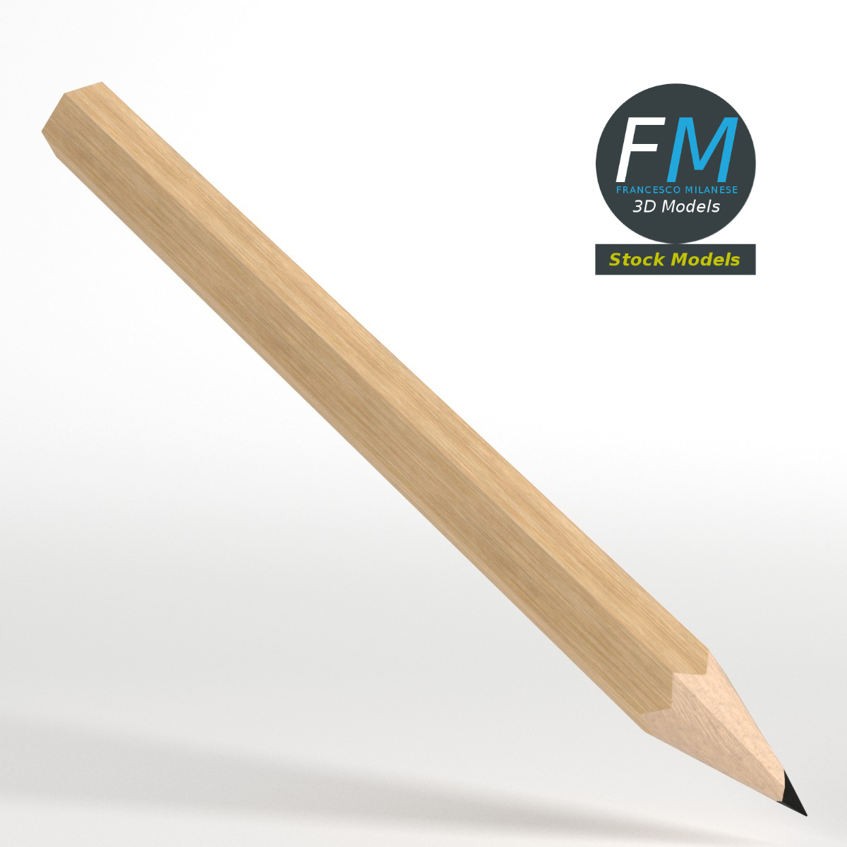 3D-Modell - Kleiner Bleistift - 01