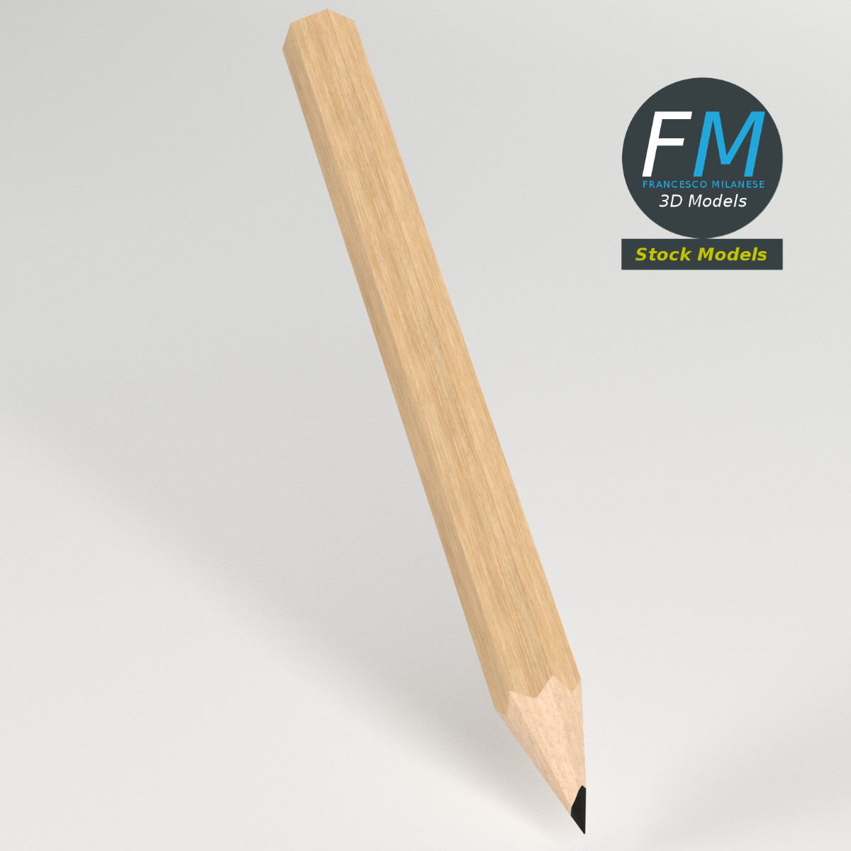3D-Modell - Kleiner Bleistift - 02