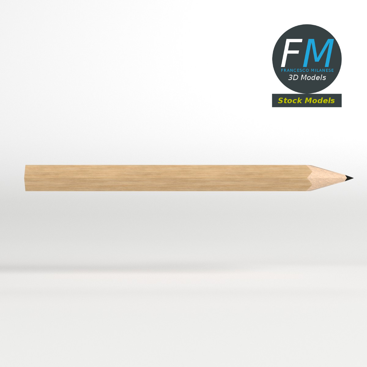 3D-Modell - Kleiner Bleistift - 03