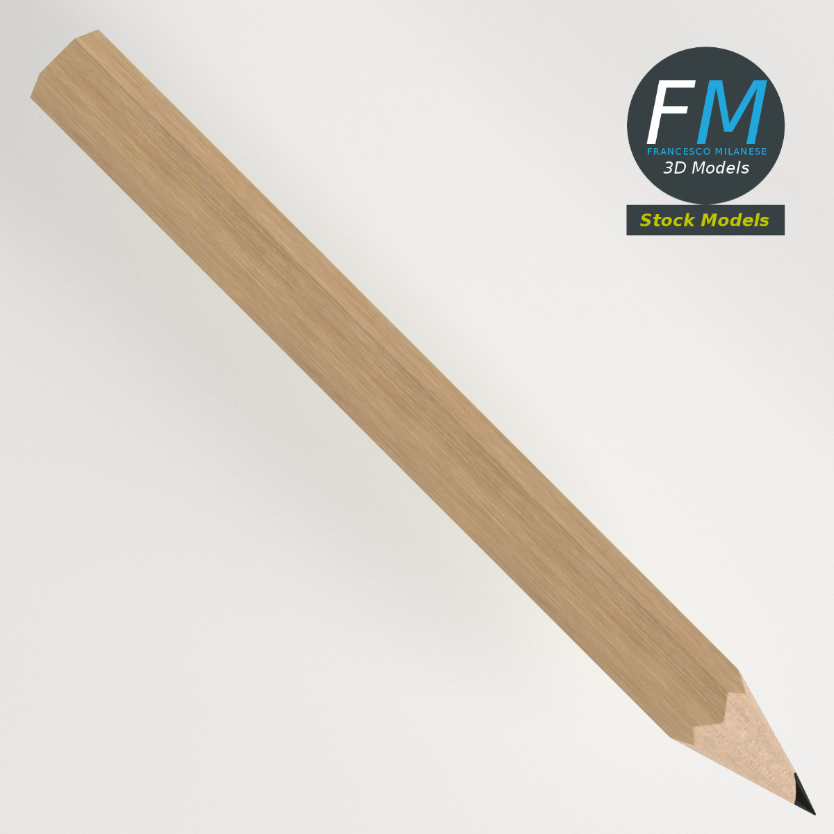 3D-Modell - Kleiner Bleistift - 06