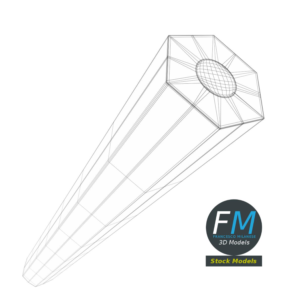 3D-Modell - Kleiner Bleistift - 08