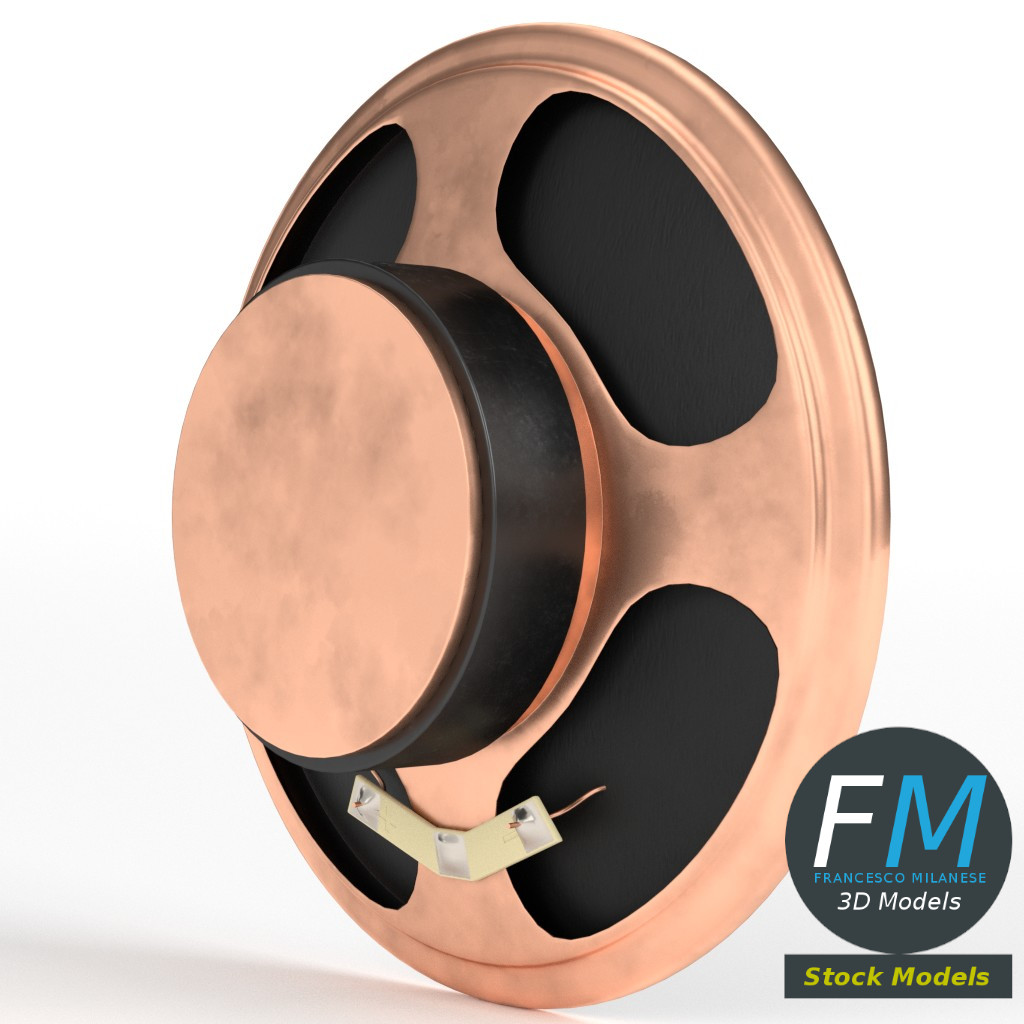3D-Modell - Kleiner Lautsprecher - 03